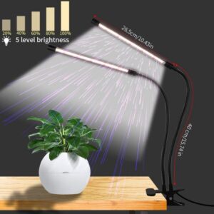 LED 6000K Full Spectrum Clip Plant Grow Light