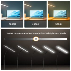 LED dimmable clip lamp for home office