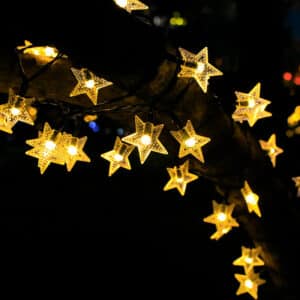 LED Solar Star String Light