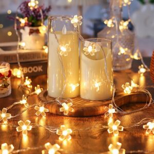 LED Solar String Flower Light Outdoor