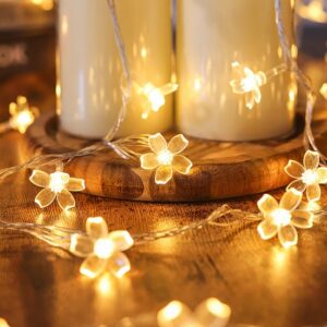 LED Solar String Flower Light Outdoor