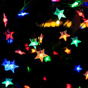 LED Solar Star String Light