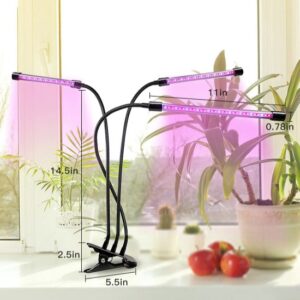 LED 6000K Red Blue light Clip Plant Grow Light