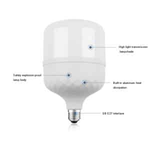 E27 Replaceable White T shape LED Bulbs