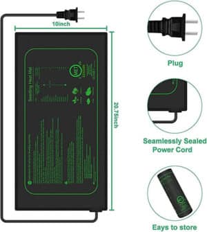 Waterproof seedling bonsai plant heating pad