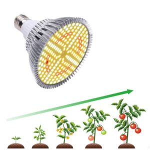 LED Full Spectrum Remote Control Plant Light Bulb E27 GU10