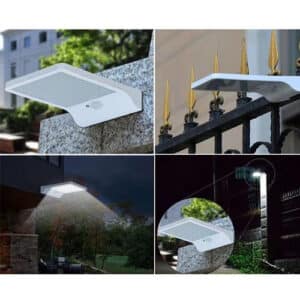 Solar Powered Wall Lights Outdoor Garden