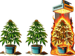 Grow lights can burn your plants