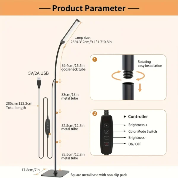 Gooseneck Floor Lamp