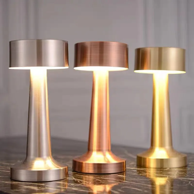 Gold Rechargeable Table Lamp