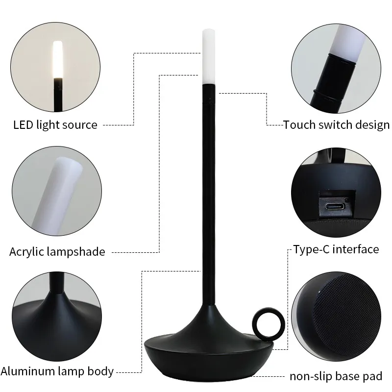 Battery Operated Outdoor Table Lamps