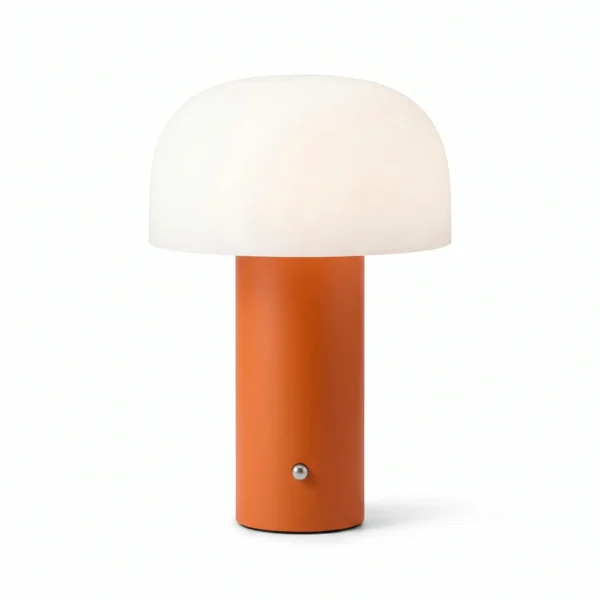 Cordless Metal Mushroom LED Table Lamp for Hospitality