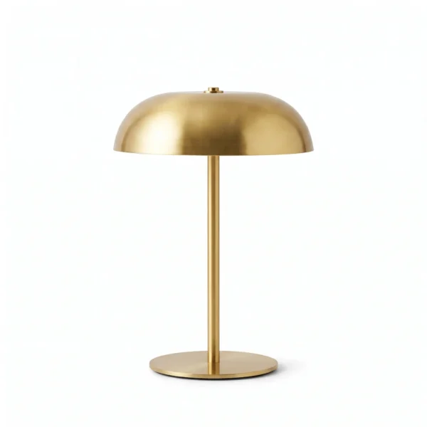 Modern Aluminum Mushroom Cordless Table Lamp