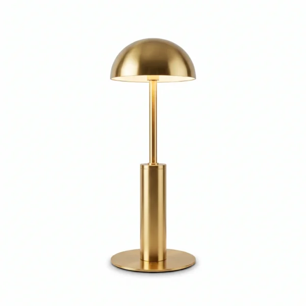 Metal Dome Cordless Rechargeable Table Lamp JY081