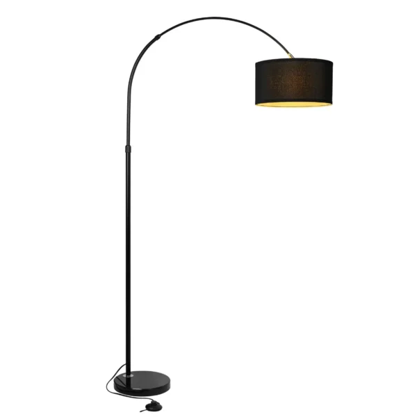 Telescopic Arc Floor Lamps with Marble Base – YG033