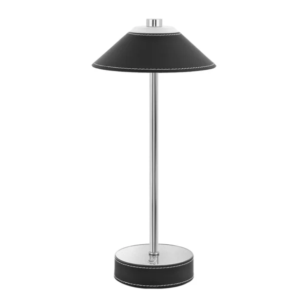 Handcrafted Leather LED Wireless Table Lamp